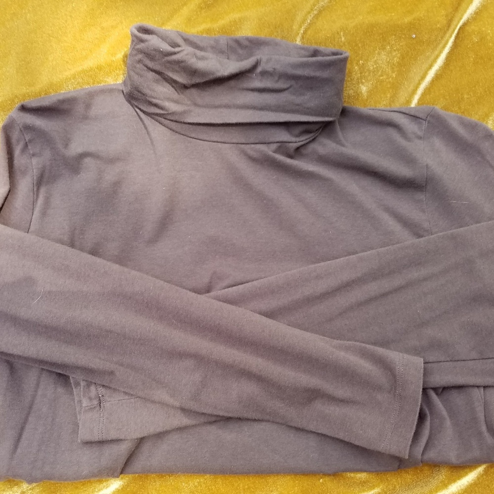 Lands end brown turtleneck